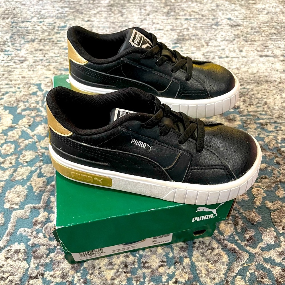 *SOLD* PUMA Cali Star Metallic Size 10c *EUC* worn once.  For boys or girls